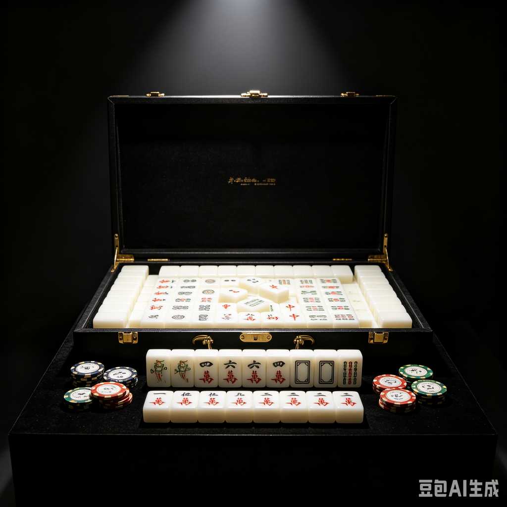 saturated color mahjong set print