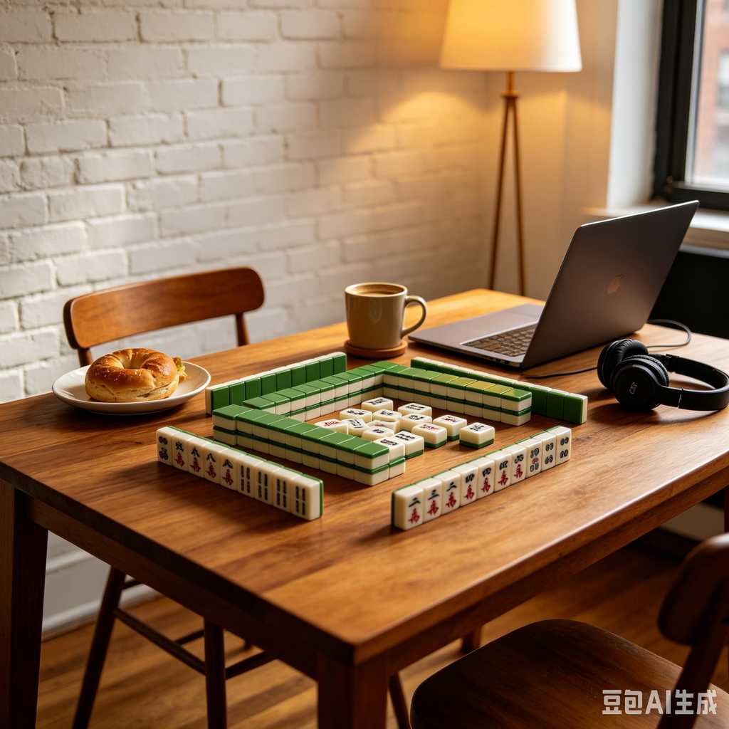 oil painting mahjong set