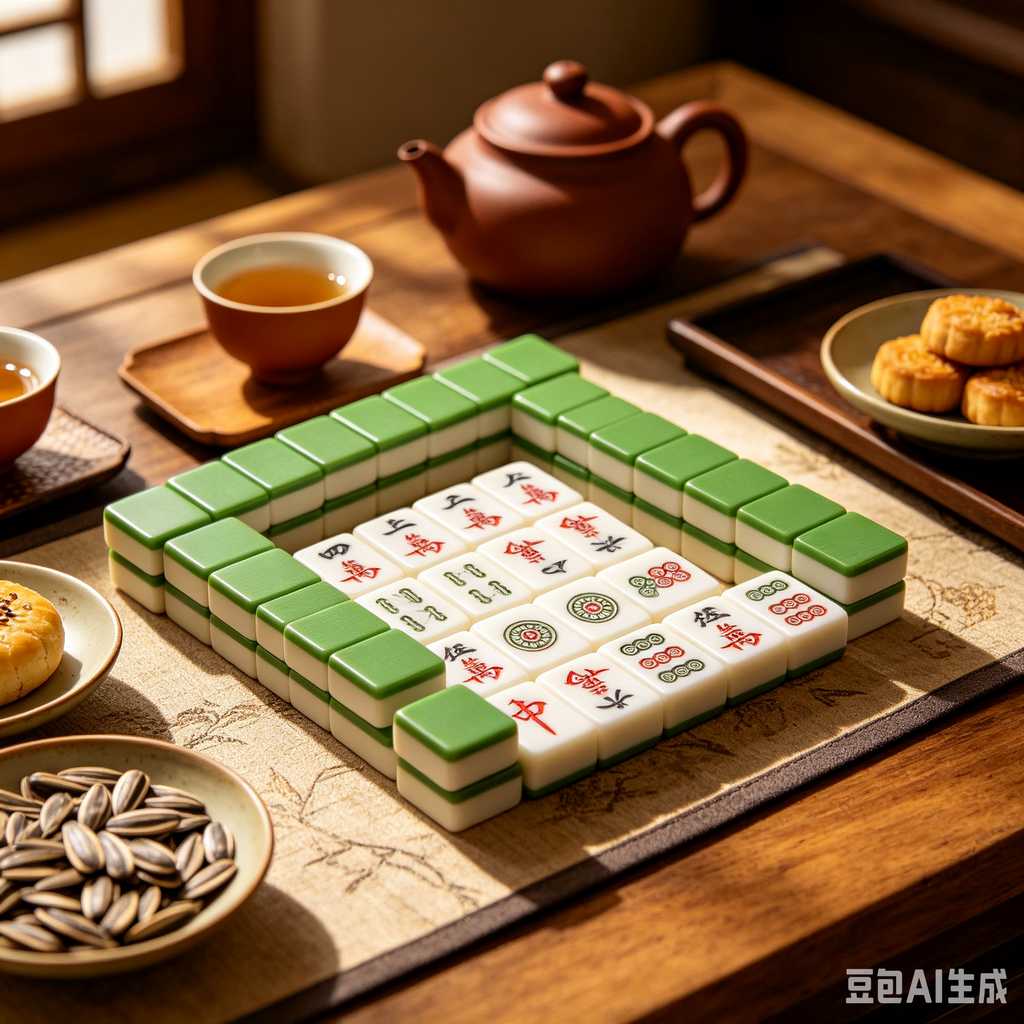 gloss texture mahjong tiles